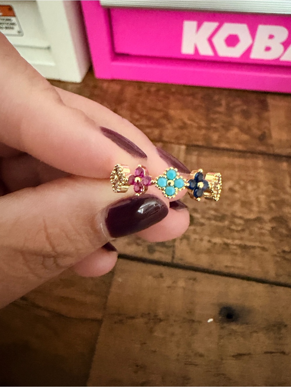 Adjustable Multi-Colored Ring